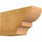 Ekena Millwork Ridgewood Rough Sawn Rafter Tail, Western Red Cedar, 6"W x 10"H x 18"L RFT06X10X18RID00RWR - alternate 1